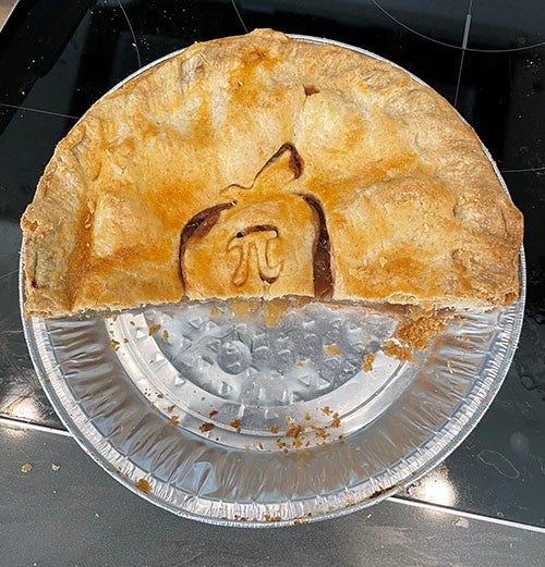 half of a pie
