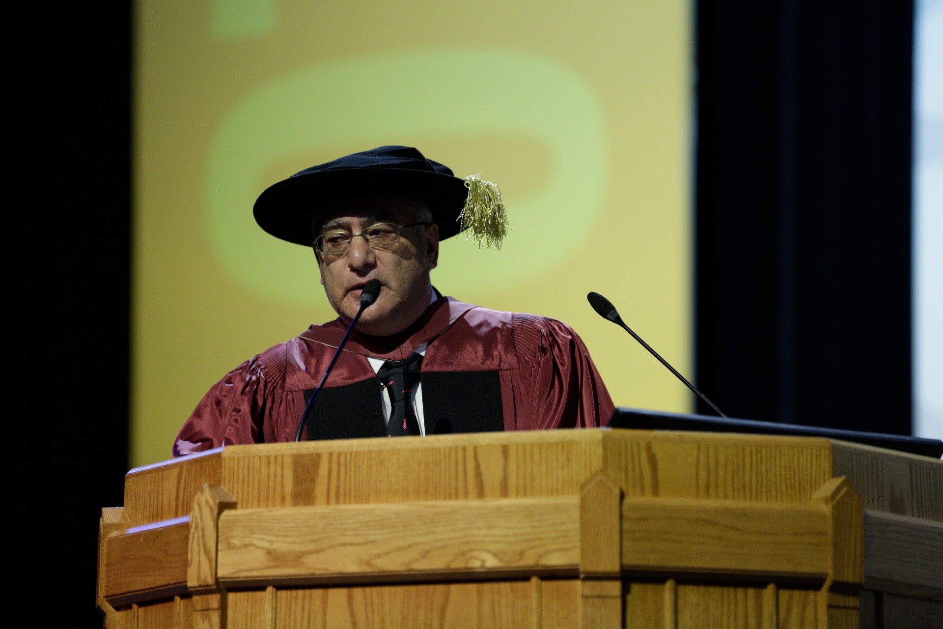 Anand Pillay addresses Convocation