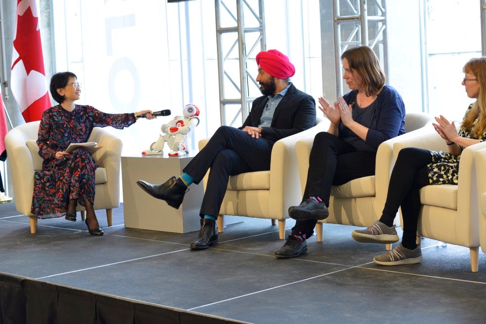 Panel discussion featuring Honourable Navdeep Bains, Minister of Innovation, Science and Economic Development