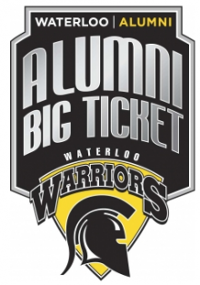 UWaterloo Warriors Alumni Big Ticket logo.