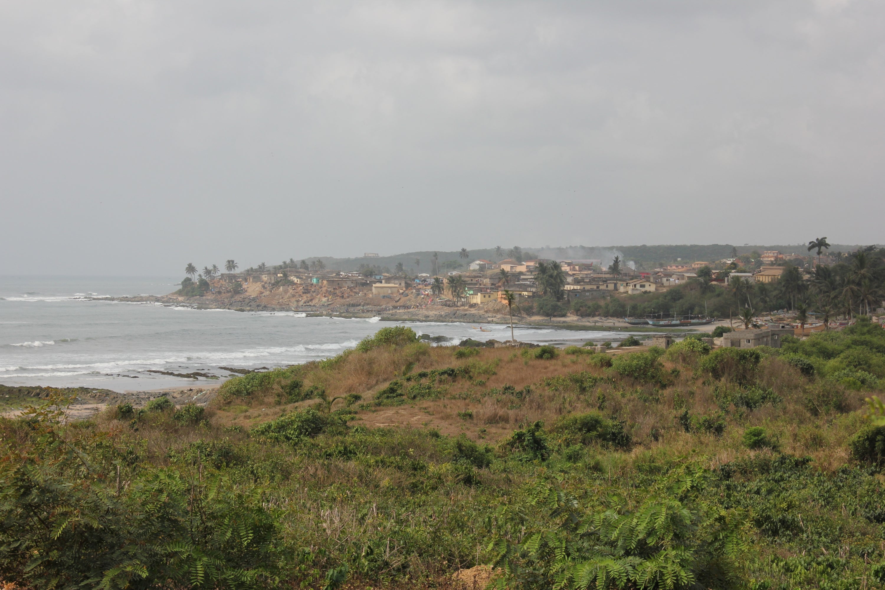 The view from AIMS Ghana campus.