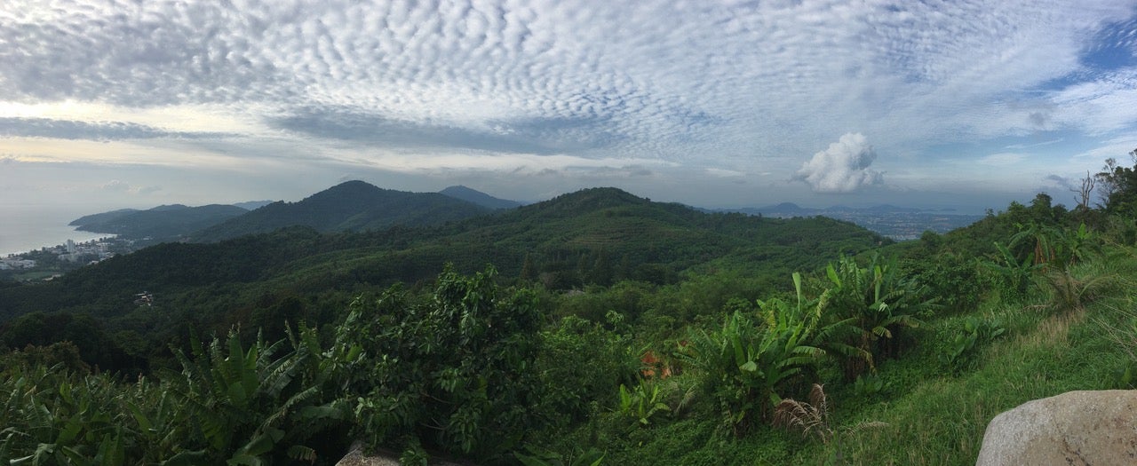 top of a hill in Thailand