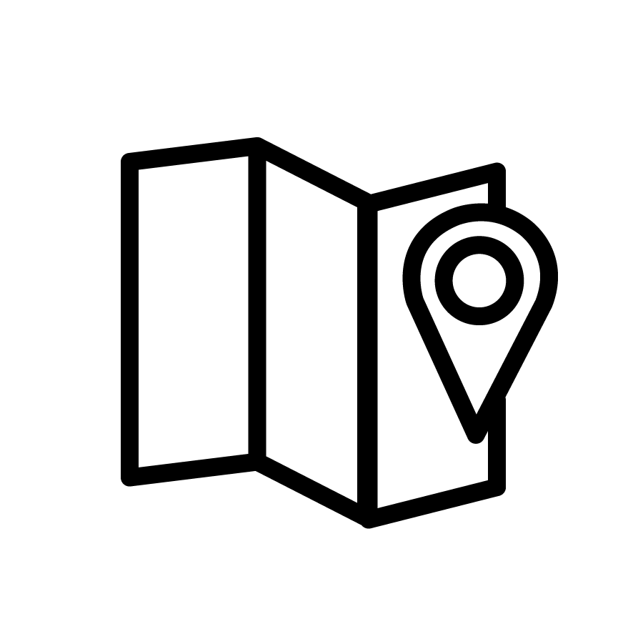Icon of a map