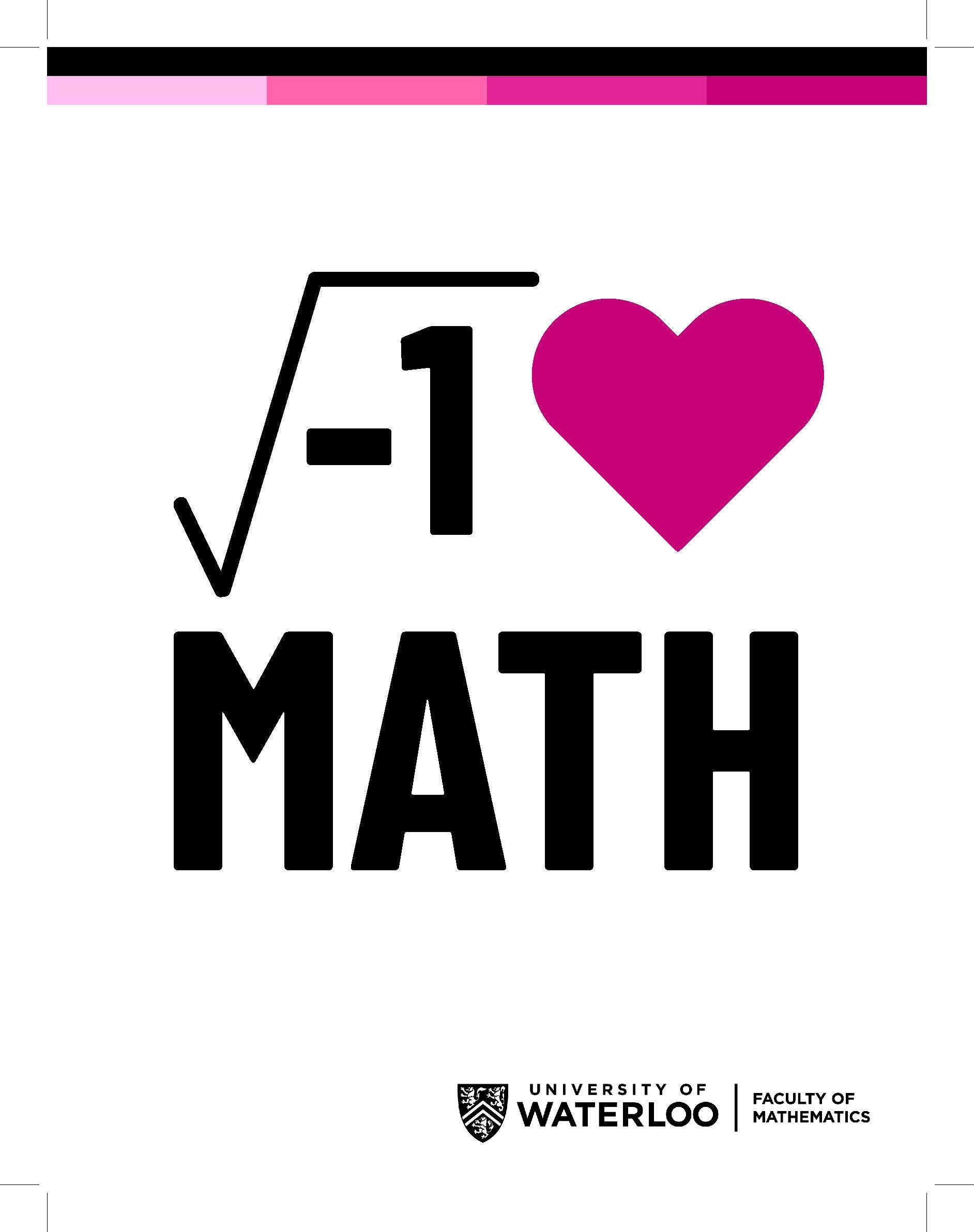 Poster saying I Heart Math