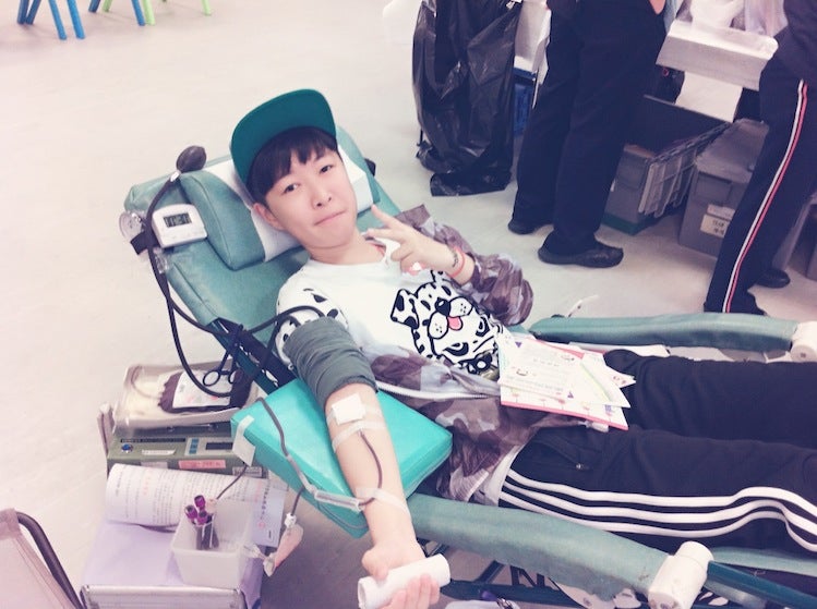 I donated blood
