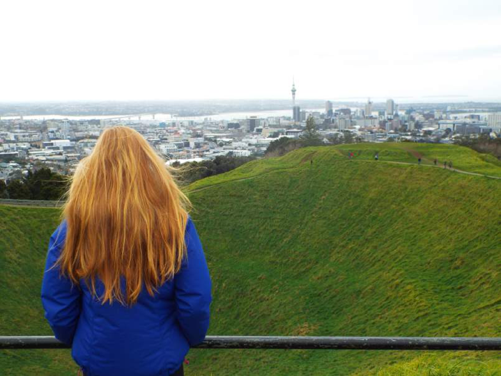 overlooking Auckland, New Zealand