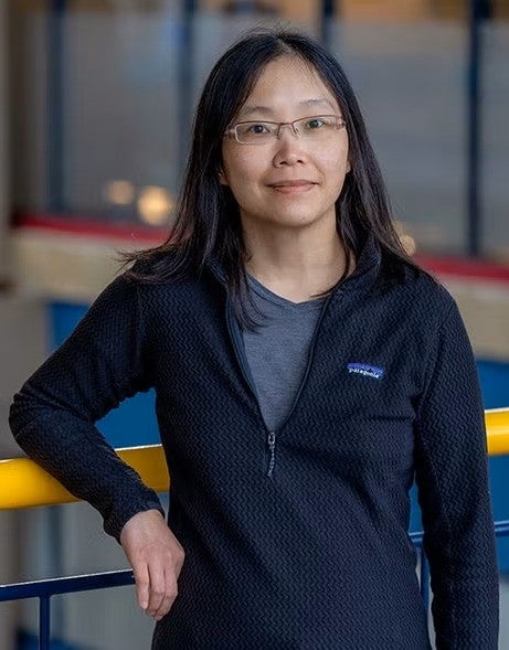 Picture of Professor Edith Law standing in DC building
