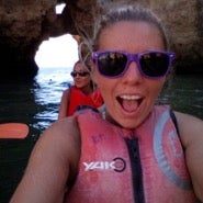 selfie while kayaking