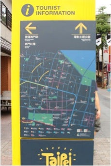 tourist map and information