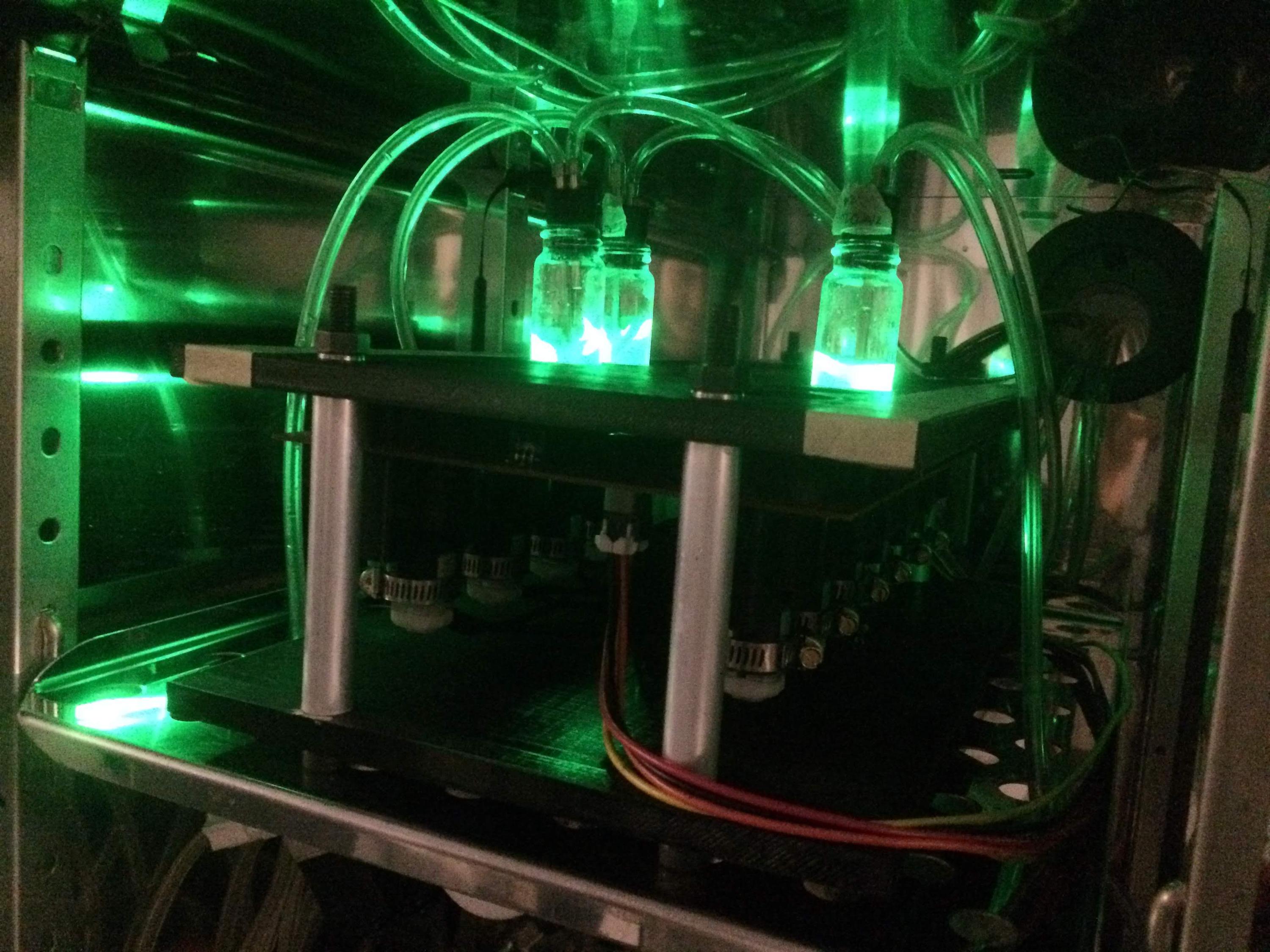 Lights used by iGEM as part of their experiment 