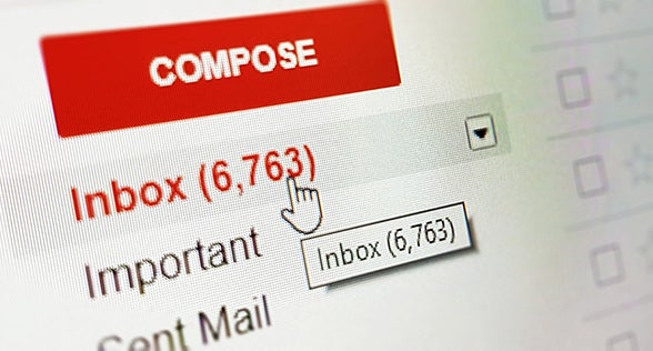 Unread emails 