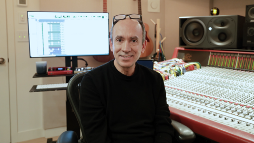 George Seara in his studio