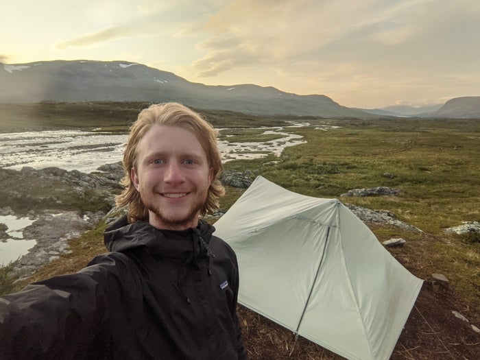 Hidde camps on the tundra