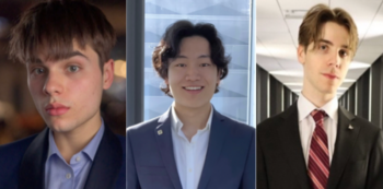 Headshots of the three contest winners