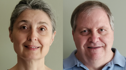 Headshots of Barbara and Brian Forrest 