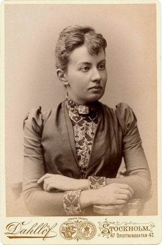 Black and white photograph of Sofya Kovalevskaya