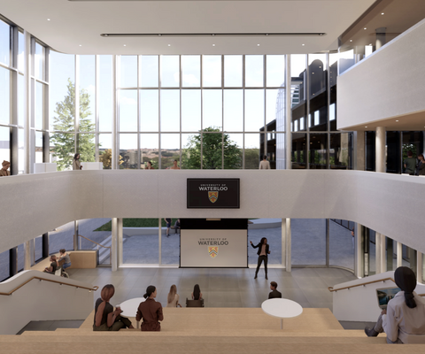 Gradient gallery viewed from second level