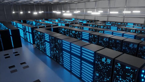 server room for quantum computers