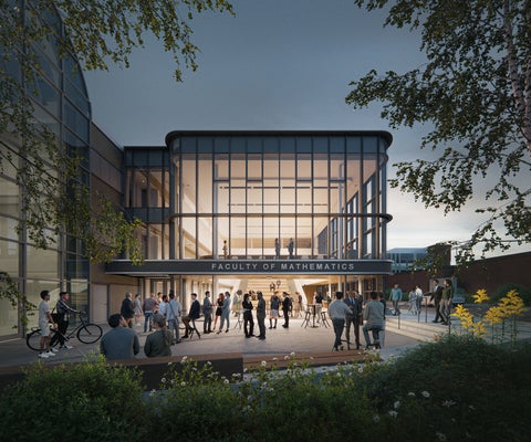 Gradient Gallery viewed from the outside courtyard