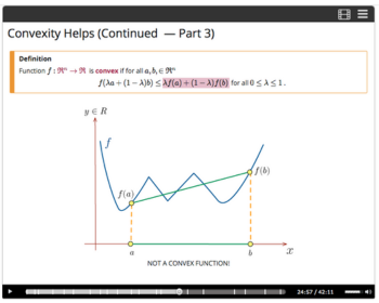 Convexity Helps (Continued — Part 3) Definition