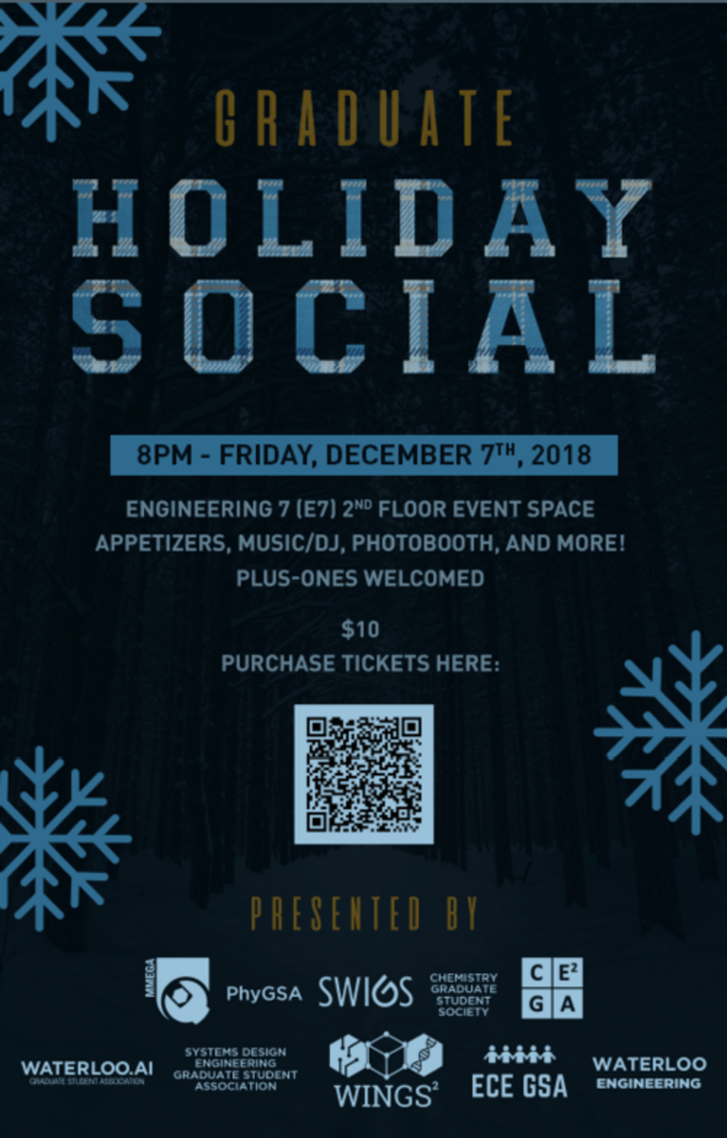 grad holiday social