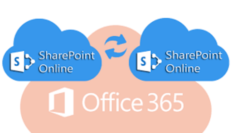 Sharepoint online cloud with office 365 background