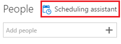 Create event - Scheduling assistant