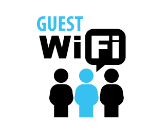 Guest WiFI Icon with three people