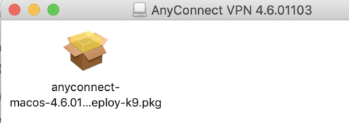 Installation package that syas anyconnectmacos.dmg