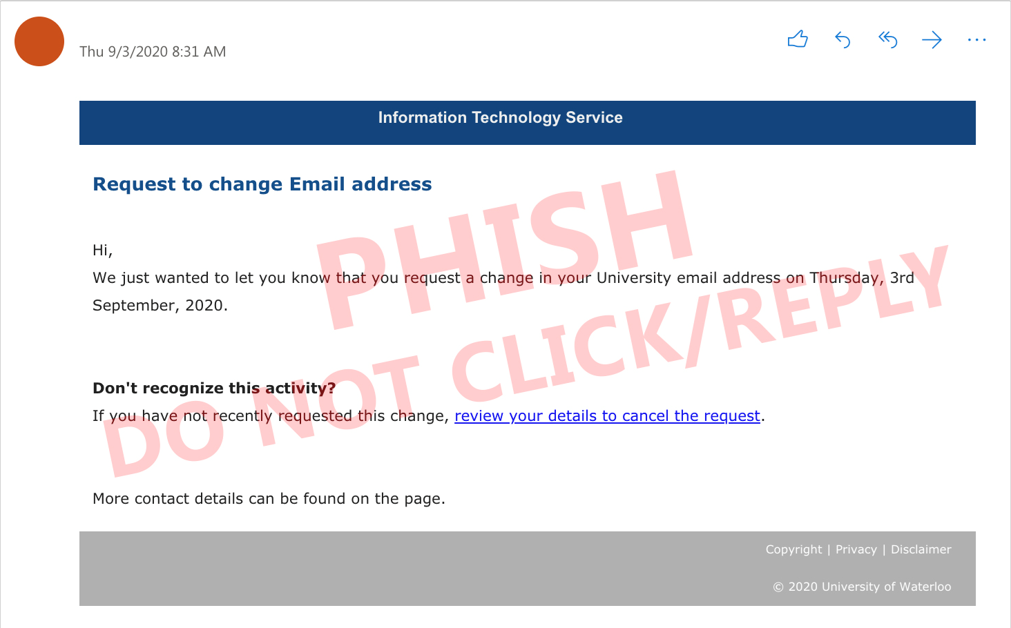 picture phishing email scam