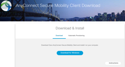 AnyConnect Secure Mobility Client Download