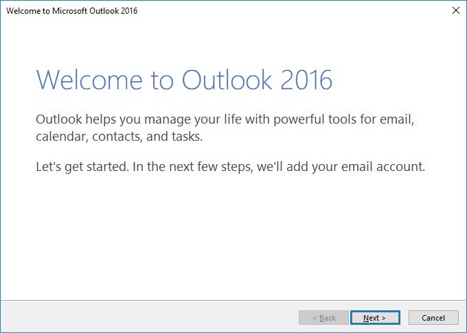 outlook for mac 2016 blank message list
