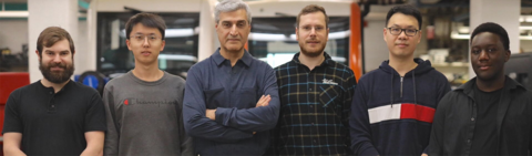 Dr. Khajepour and the Mechatronic Vehicle Systems Lab team 