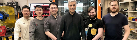 Amir Khajepour and 5 research team members. 