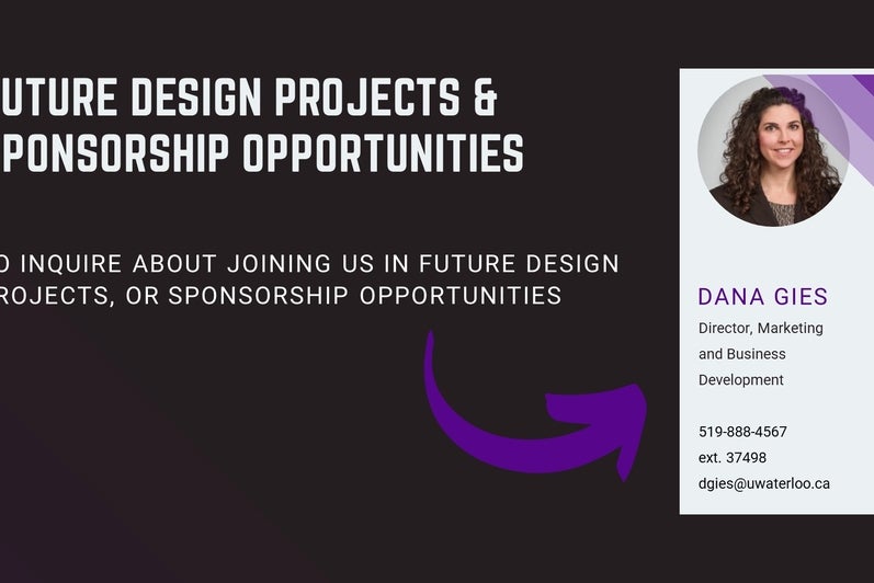 FUTURE DESIGN PROJECTS & SPONSORSHIP OPPORTUNITIES