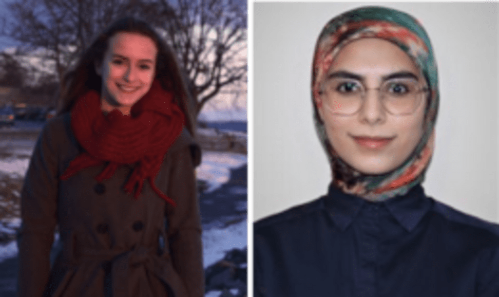 Evangeline Dryburgh and Shahed Saleh