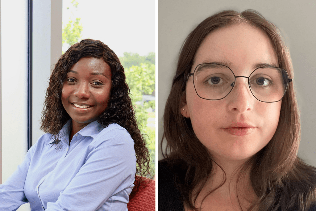 Photo with both Adunni and Janelle's headshots