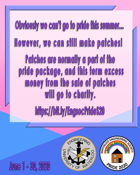 EngSoc Pride Patch Fundraiser
