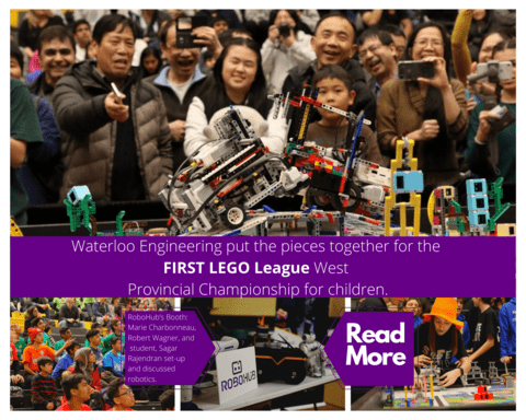 Waterloo Engineering put the pieces together for the FIRST LEGO League West Provincial Championship for children 