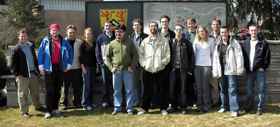 The 13 Welding and Joining Specialization Certificate holders from the Mechanical Engineering class of 2007