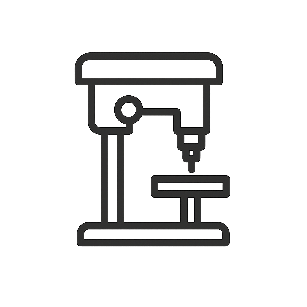 Drill press graphic