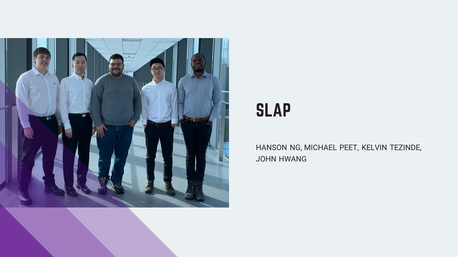 SLAP. is a low-power, wide-range, non-intrusive solution that uses sensors to detect and report parking occupancy.