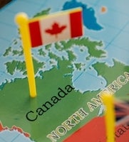 Picture of map of Canada