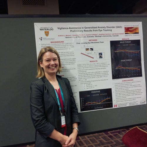 Andrea at ABCT with poster