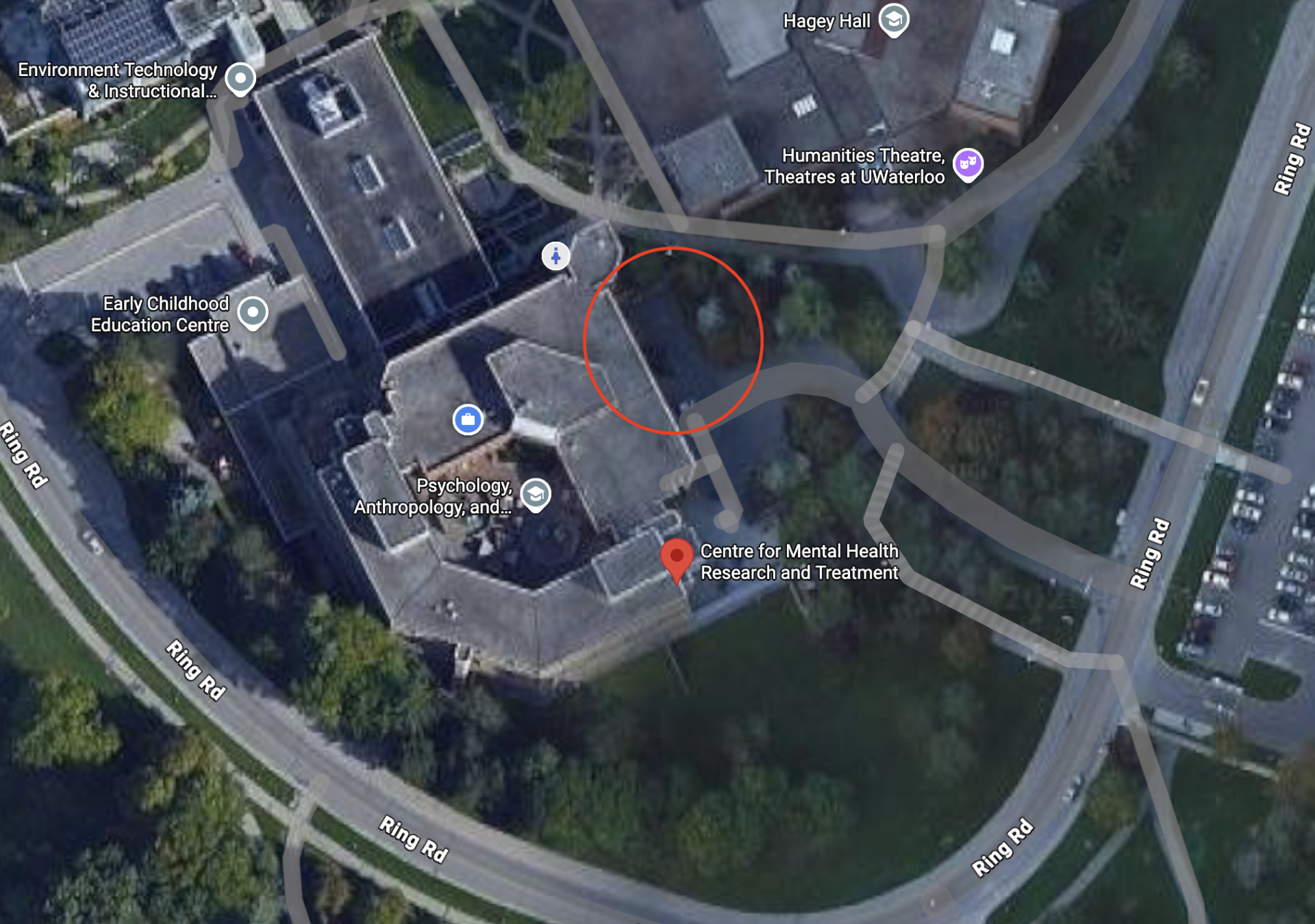 CMHRT Parking lott location