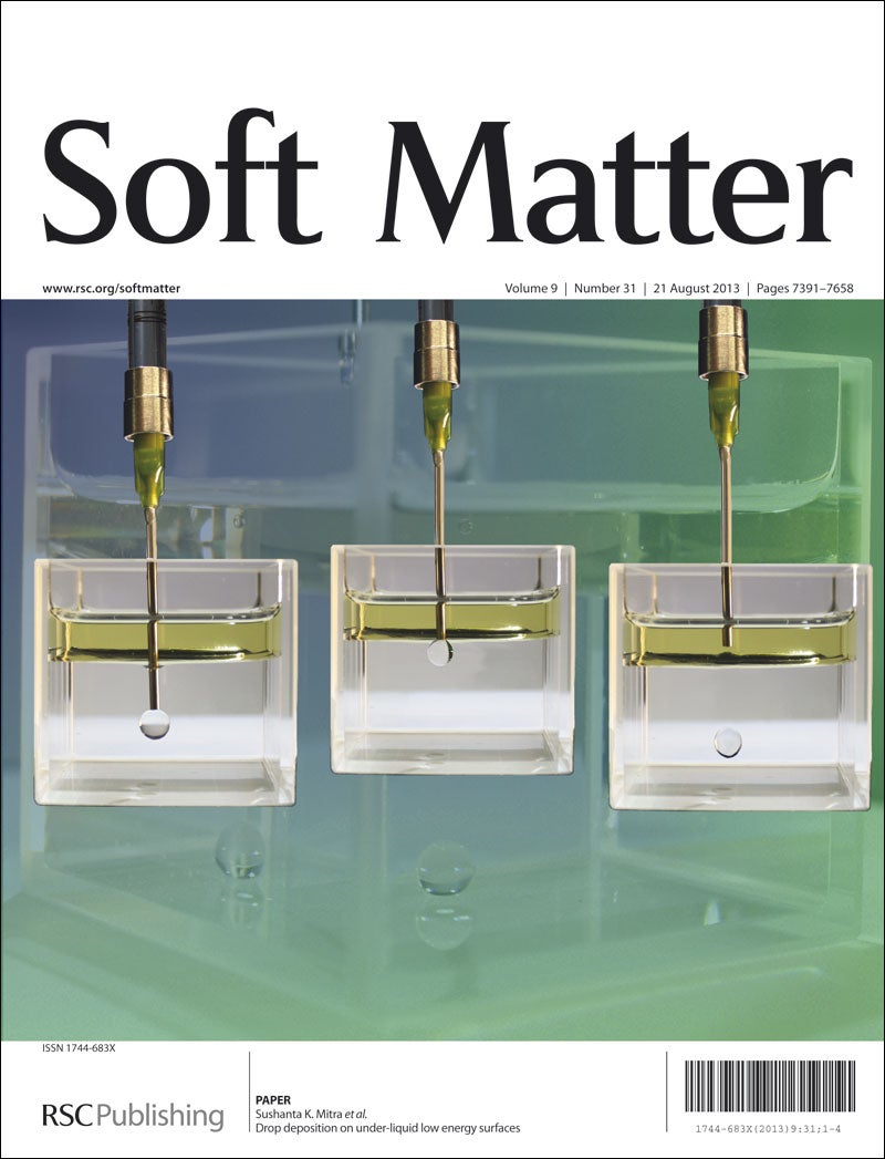 Soft Matter cover.