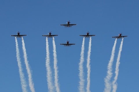 Jets Flying Through the Sky