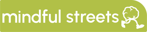 Mindful streets text with logo