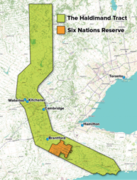 Haldimand Tract map