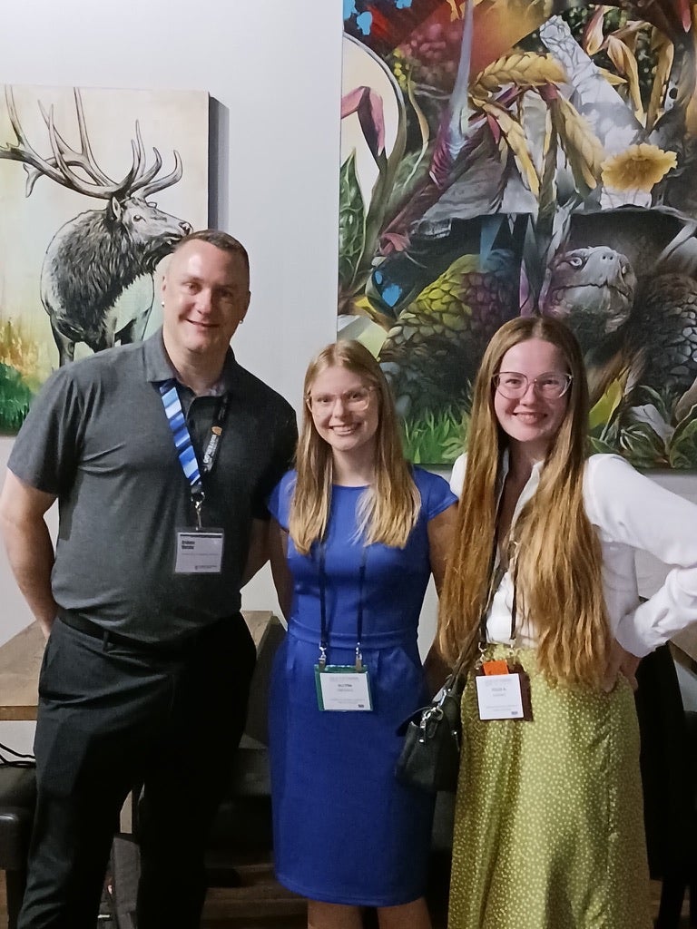 Yulia, Allysa and Graham at CSC